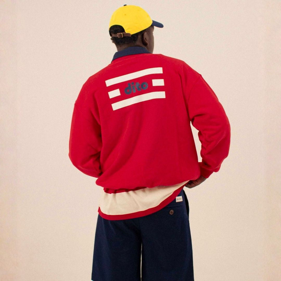 RED UNIFORM CREWNECK