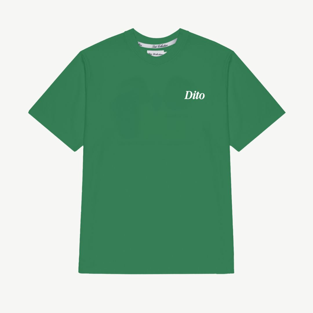 GREEN TENNIS BENCH TEE