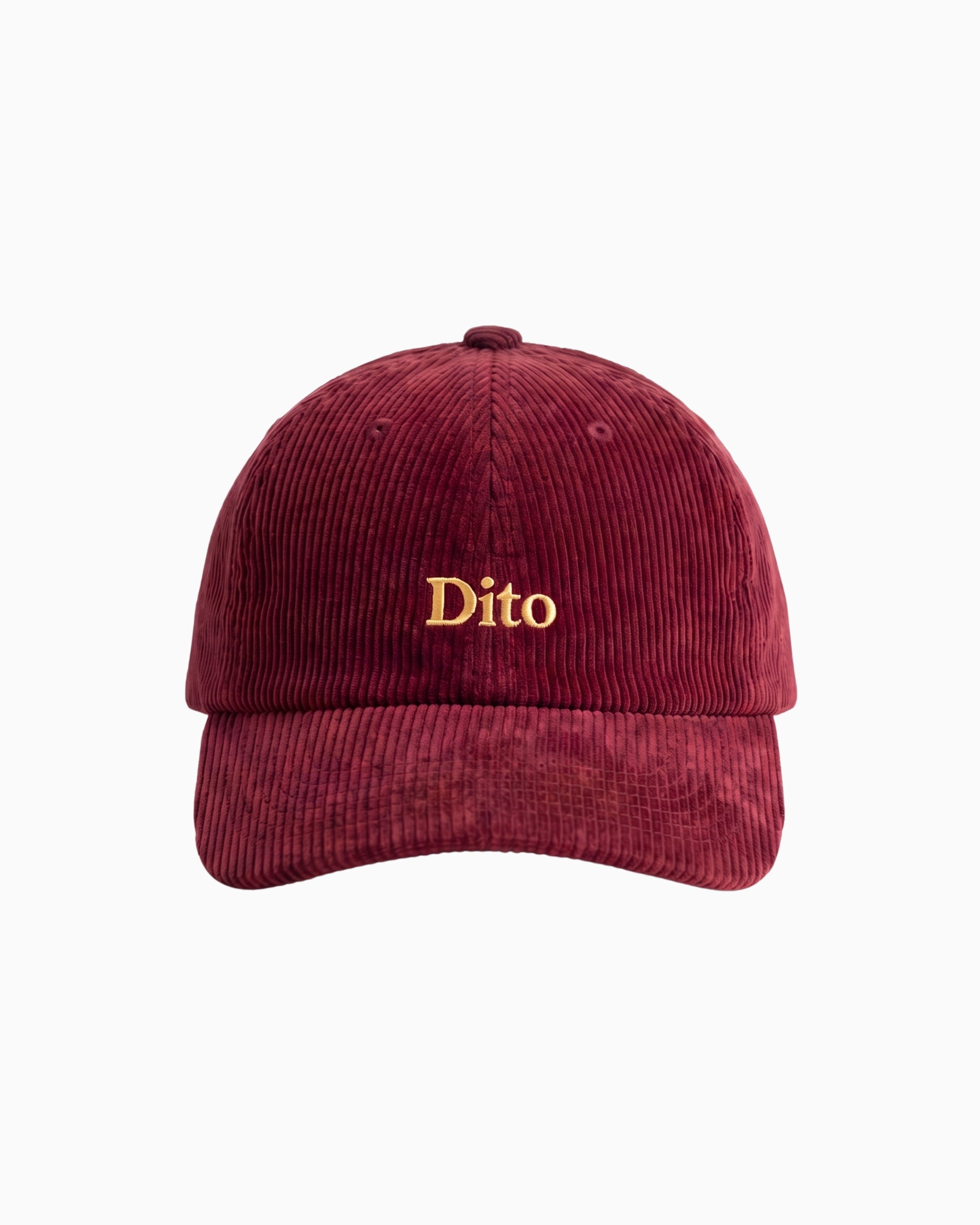 BURGUNDY COURDUROY CAP