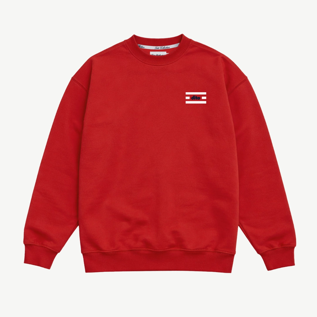 RED UNIFORM CREWNECK