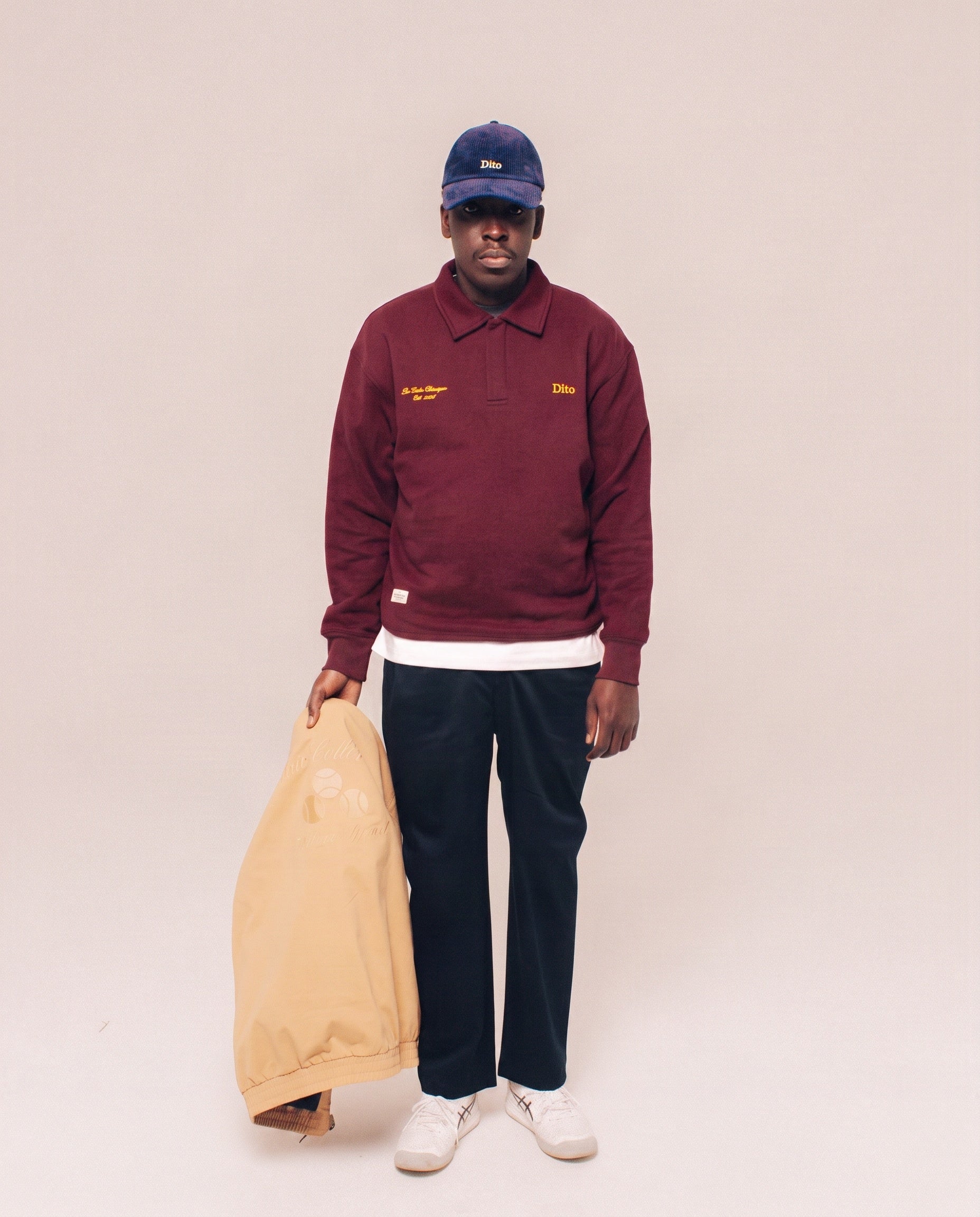BURGUNDY QUARTER ZIP