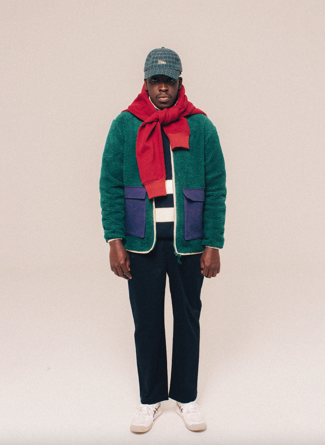 TWILL POCKET FLEECE