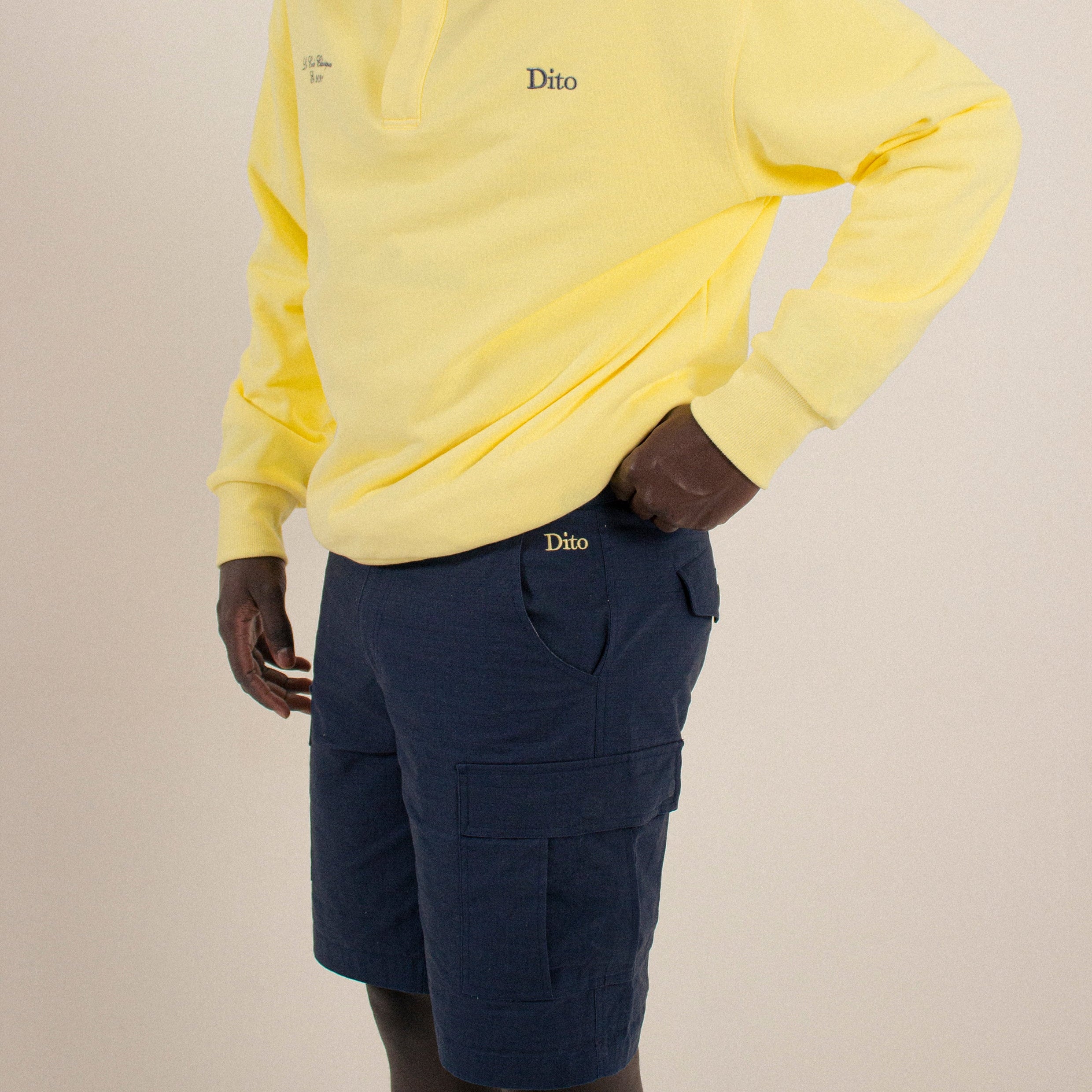 NAVY CARGO SHORT