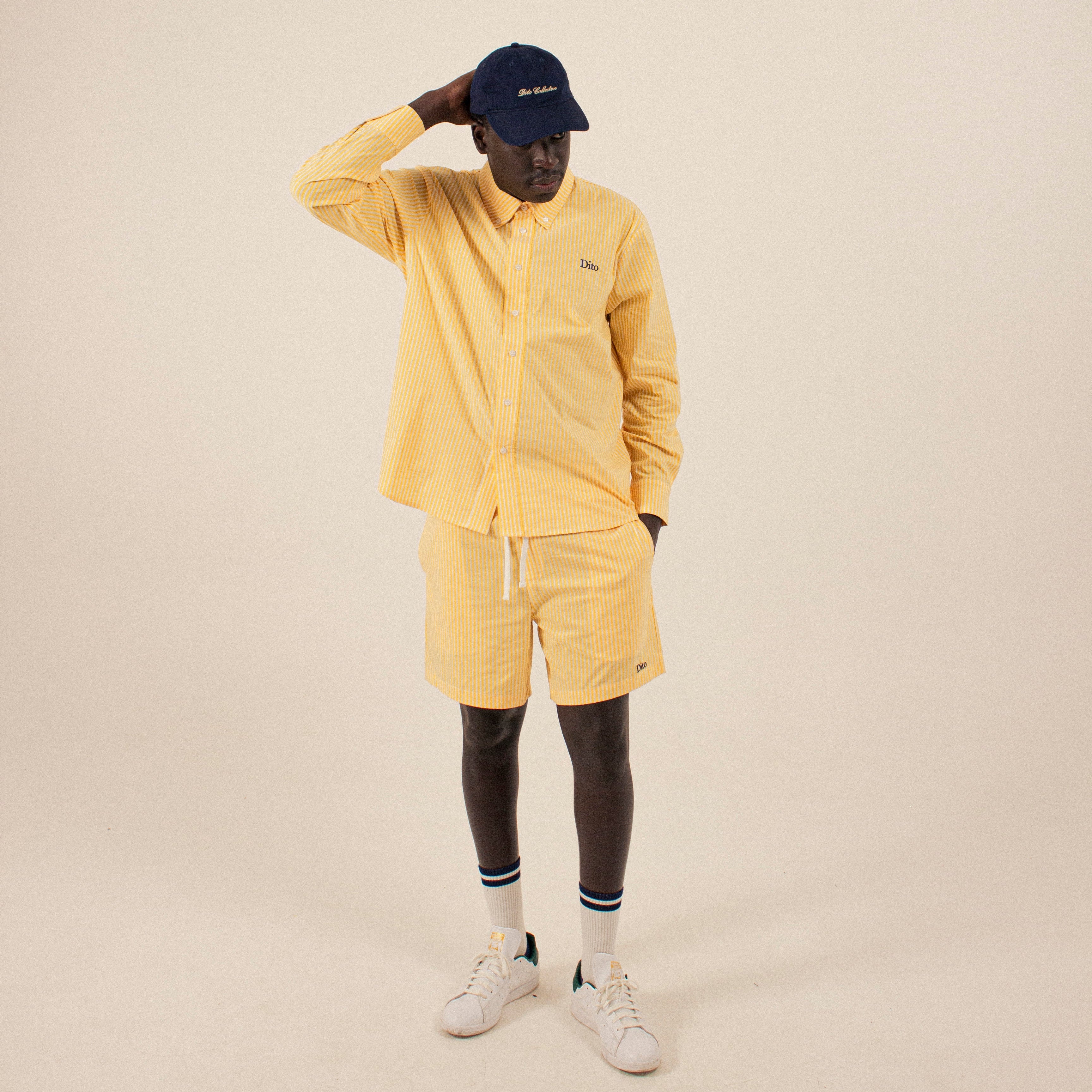 YELLOW STRIPES SHIRT