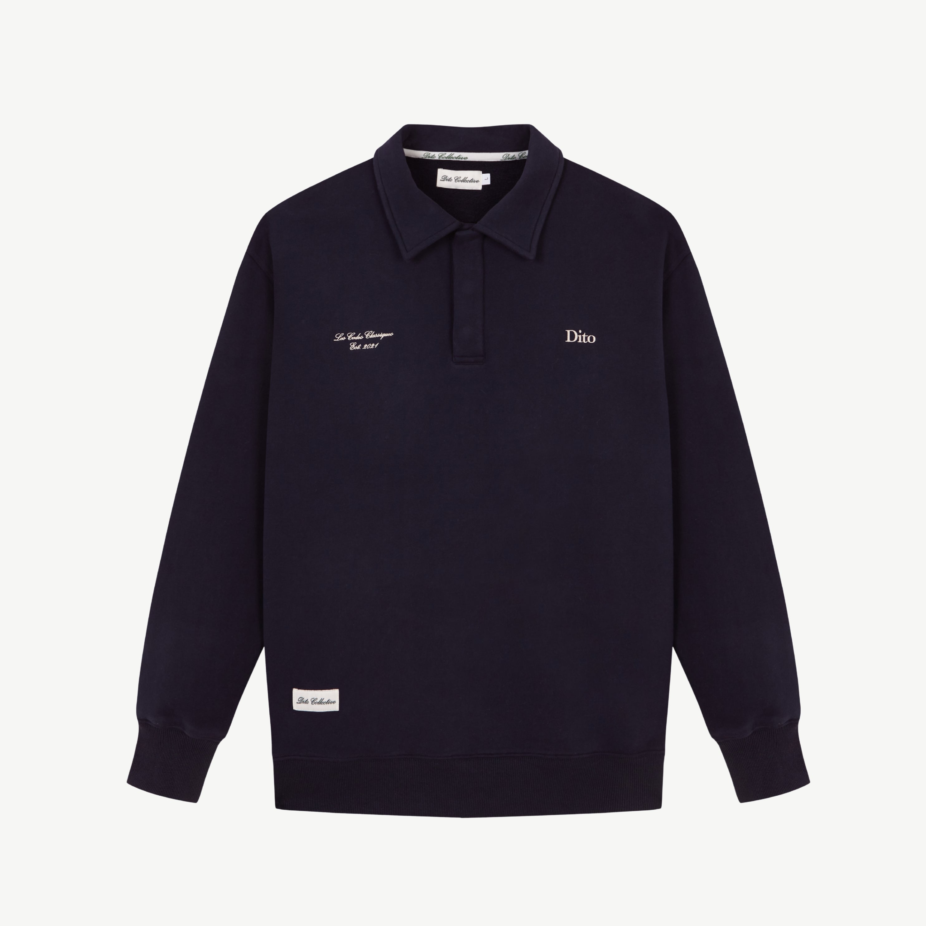 NAVY QUARTER ZIP