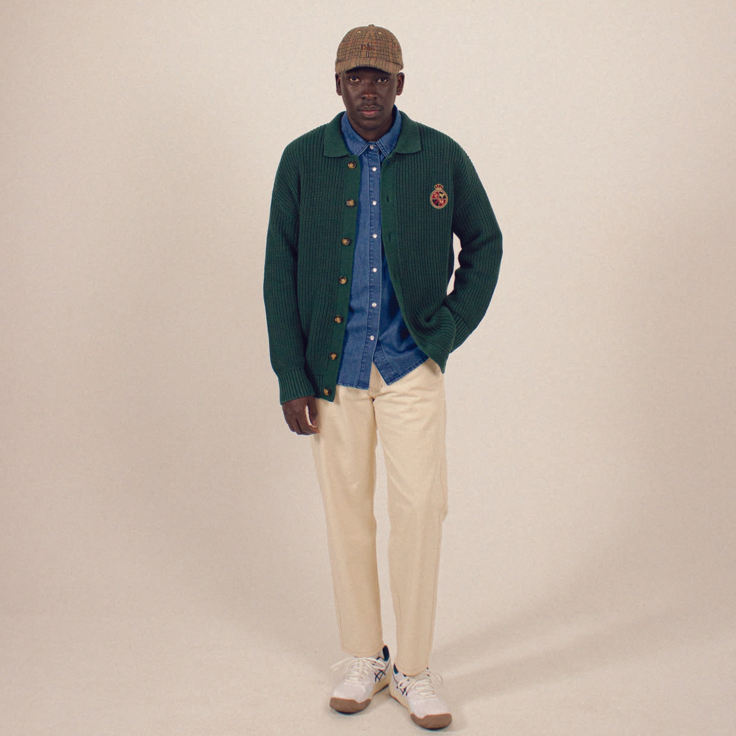 BUTTON GRASS CARDIGAN