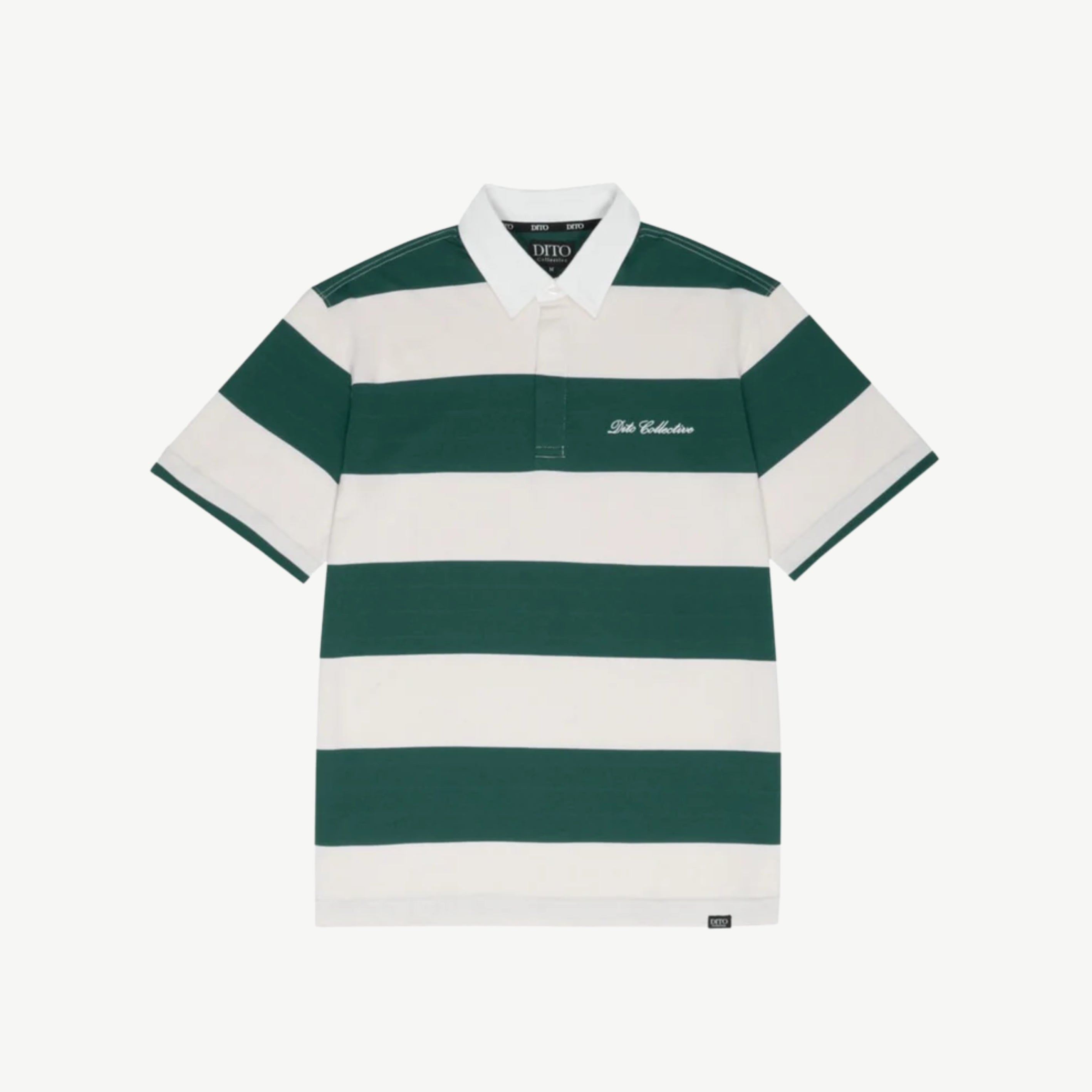 GREEN STRIPES POLO