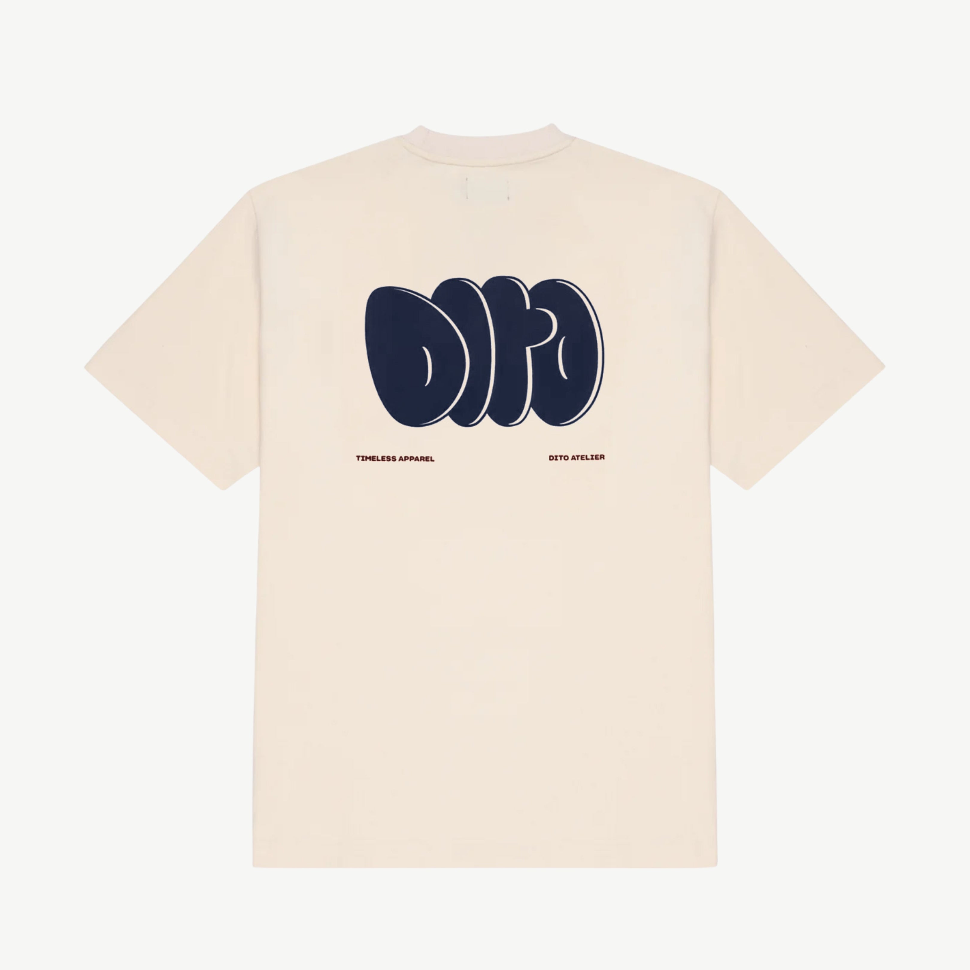 THROW CREAM TEE