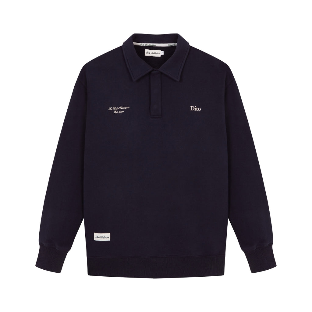 NAVY QUARTER ZIP