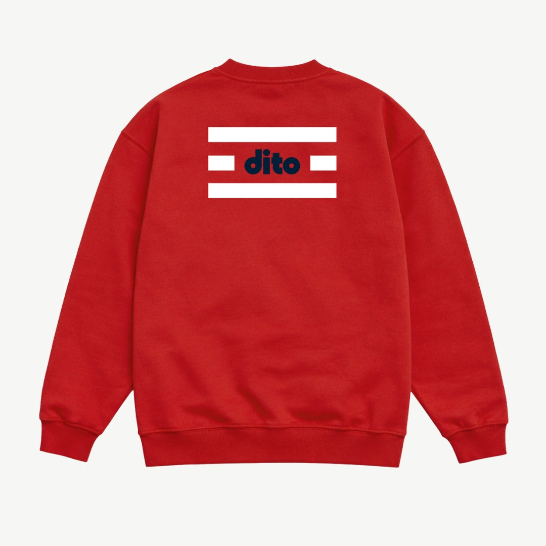 RED UNIFORM CREWNECK