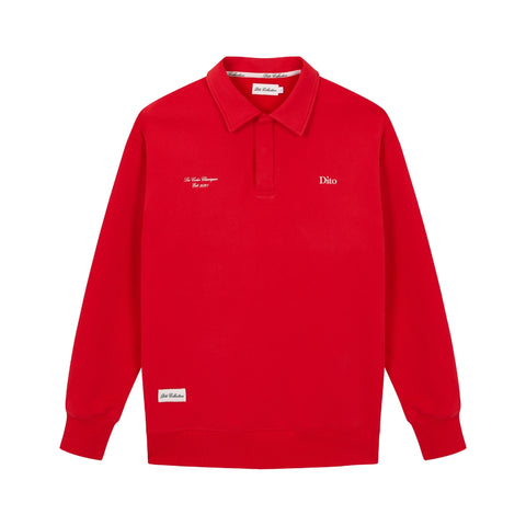 RED QUARTER ZIP