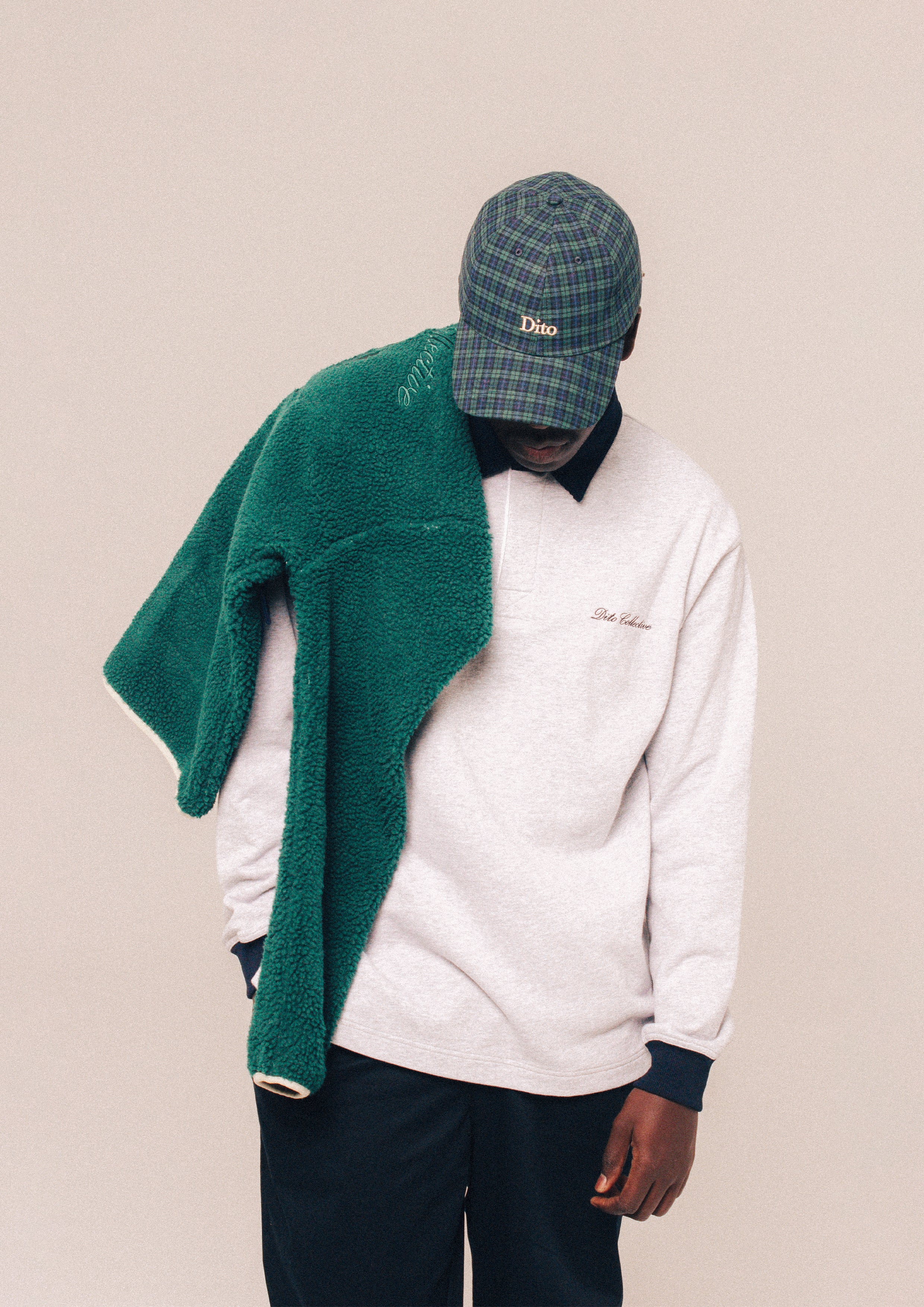COURDUROY COLLAR RUGBY POLO