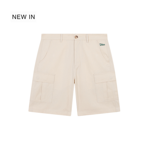 BEIGE CARGO SHORT