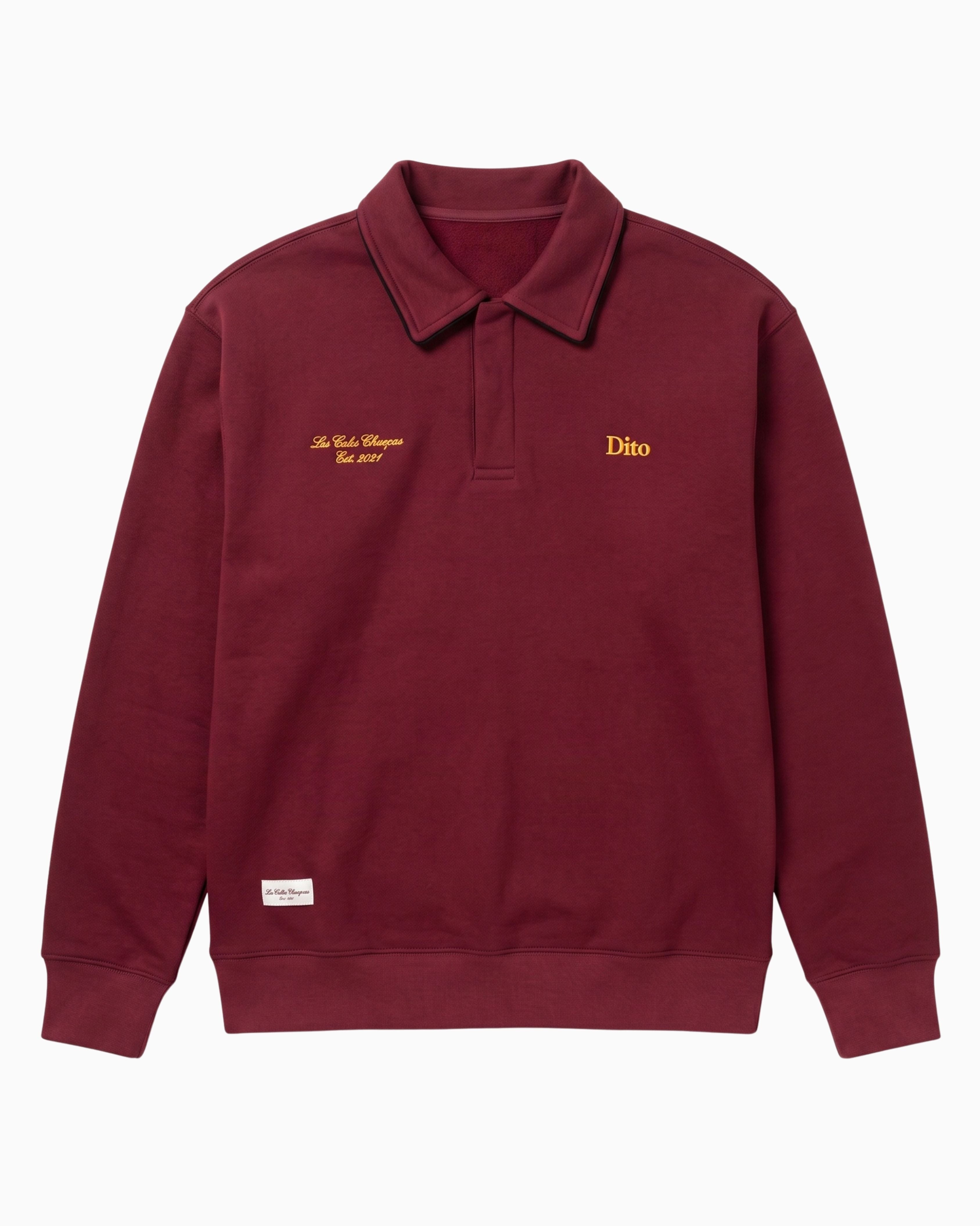 BURGUNDY QUARTER ZIP