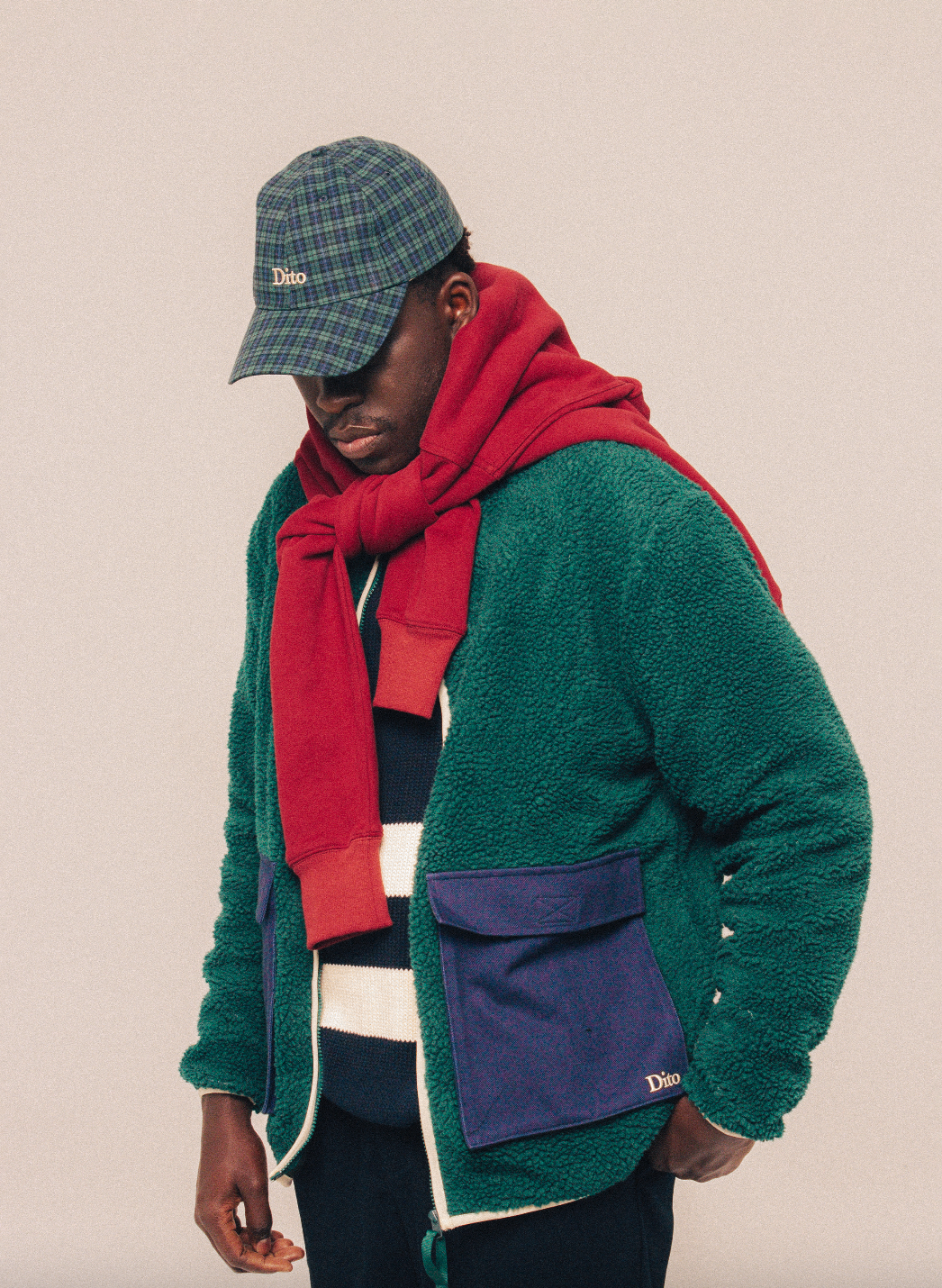TWILL POCKET FLEECE