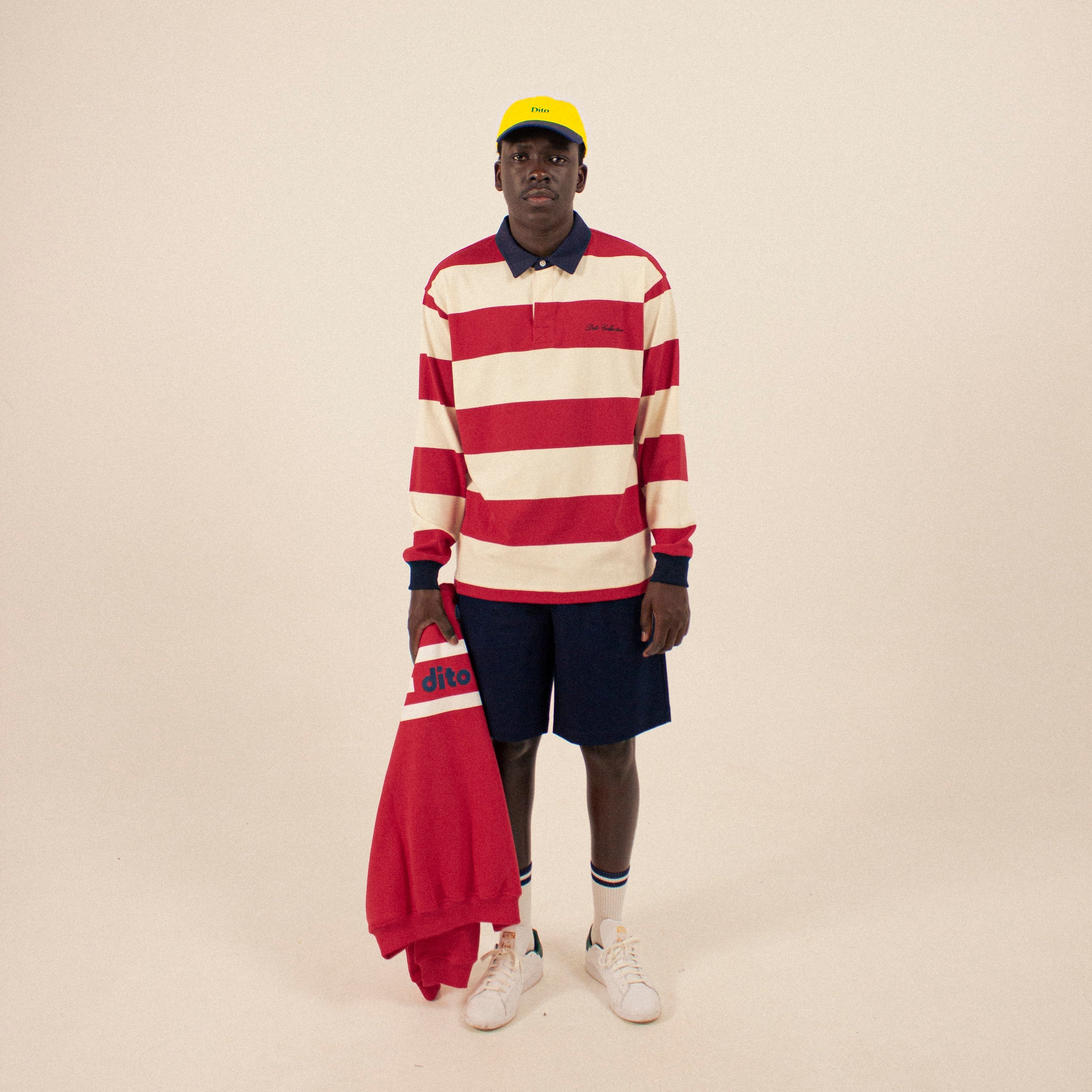 SAILING RED STRIPES POLO