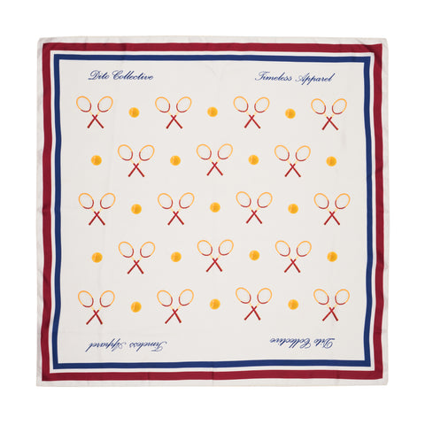 RACKETS SILK SCARF