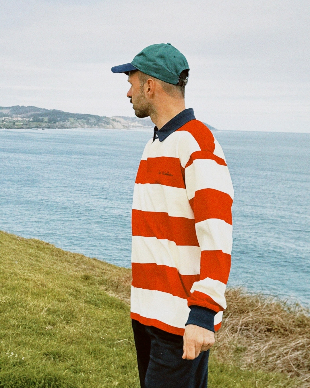 NAUTICAL RED STRIPES POLO