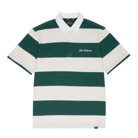 GREEN STRIPES POLO