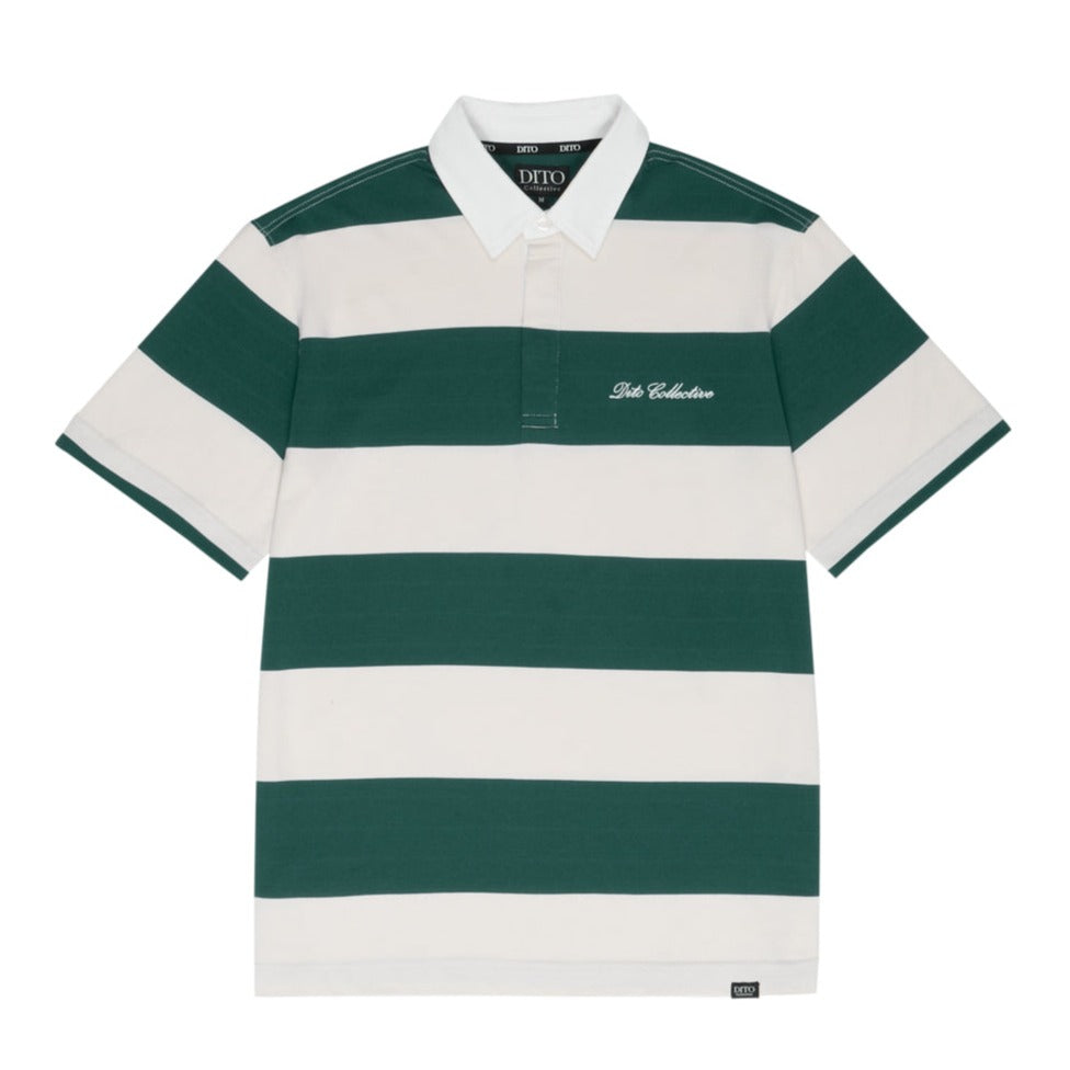 GREEN STRIPES POLO