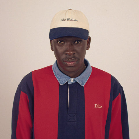 DENIM COLLAR POLO